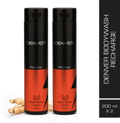 DENVER Recharge Ginseng Body Wash(2 x 200 ml)