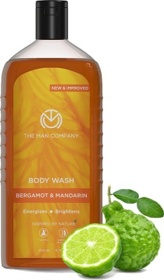 THE MAN COMPANY Body Wash with Bergamot & Mandarin For Glowing & Brightening Skin  (200 ml)