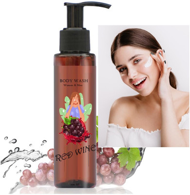 Gabbu Red Wine Refreshing Body Wash Enriched with Peach Suitable for All Skin(200 ml)