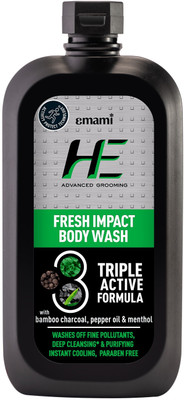 HE Fresh Impact 200ml Body Wash| Shower Gel for Face, Body & Hair(200 ml)