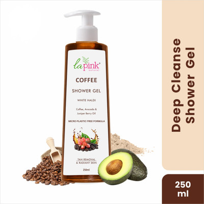 La Pink Coffee Shower Gel Removes Tan & Give Deep Cleansing For Soft & Glowing Skin(250 ml)