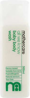 Mothercare All We Know Baby Body Wash | Gentle On Delicate Skin with Tear-Free Formula(300 ml)