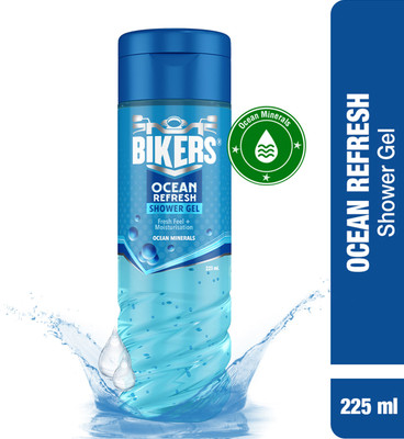 Biker's Ocean Refresh Moisturizing Shower gel for Fresh Feel(225 ml)