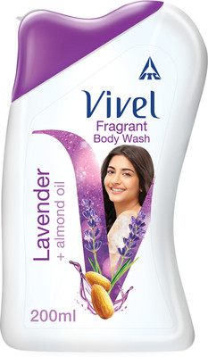 Vivel Body Wash, Lavender & Almond Oil Shower Crme, Fragrant & Moisturising(200 ml)