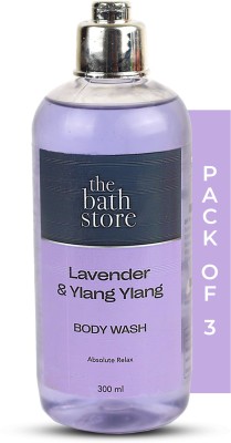 The Bath Store Lavender Ylang Ylang Body Wash Shower Gel(3 x 300 ml)