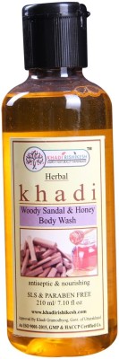 Khadi Rishikesh Herbal Sandal Wood & Honey Body Wash(210 ml)