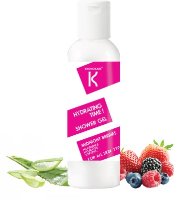 Kronokare SHOWER GEL - HYDRATING TIME - Midnight Berries - Nourishes | Hydrates | Softens(100 ml)