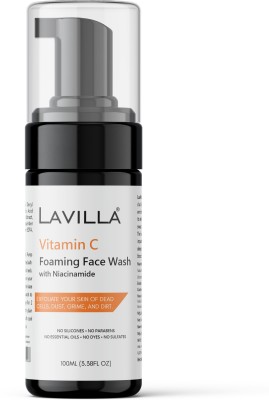 LAVILLA Vitamin C Foaming Facewash with Niacinamide(100 ml)