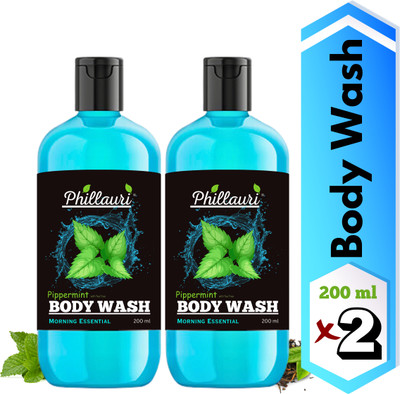 Phillauri Pipermint Coldness Bodywash Shower Gel(2 x 200 ml)