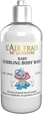 L'AIR FRAIS BABY BUBBLING BODY WASH Gentle Mosturizing, Nourished and Hydrated Skin(200 ml)