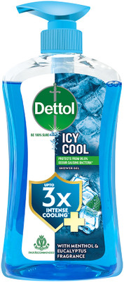 Dettol Icy Cool Body Wash Pump for Men Goodness of Salicylic Acid |Menthol Freshness(500 ml)