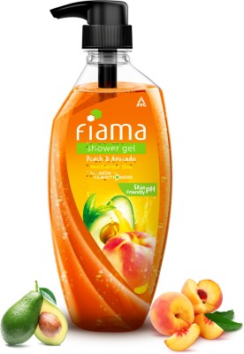 FIAMA Peach & Avocado Body Wash Shower Gel, Moisturized Skin & Radiant Glow(500 ml)