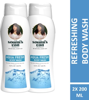 The Soumi's Can Product AQUA FRESH BODY WASH (PACK OF 2)(2 x 200 ml)