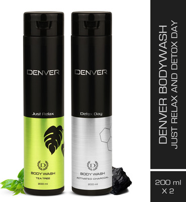 DENVER Just Relax and Detox Day Body Wash(2 x 200 ml)
