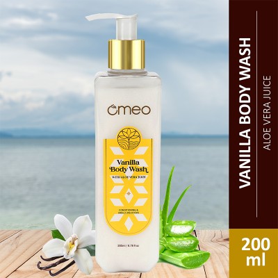 Omeo Vanilla Body Wash&Shower Gel-200ml With AloeVera, Conditioning& Smells Delicious(200 ml)