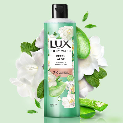 LUX Fresh Aloe Bodywash with Aloe Vera & Freesia Scent(245 ml)