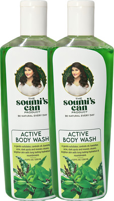 The Soumi's Can Product Active Body Wash (200ml) (Pack of 2)(2 x 200 ml)
