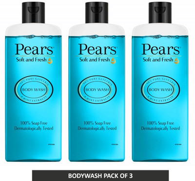 Pears Soft and Fresh Pack of 3(3 x 250 ml)