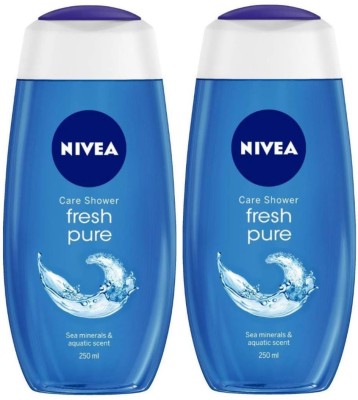 NIVEA Fresh Pure Shower Gel 250ml (set of 2)(2 x 250 ml)