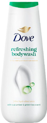 DOVE Refreshing Bodywash with Triple Hydration Serum(300 ml)