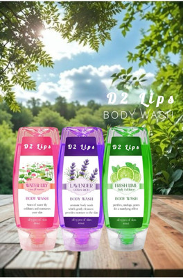 D2 LIPS Moisturised Body Wash Set of 3(3 Items in the set)