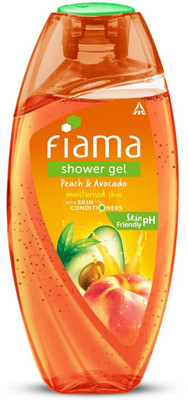 FIAMA Peach & Avocado Body Wash Shower Gel, Moisturized Skin & Radiant Glow(250 ml)