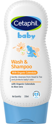 Cetaphil Baby Wash & Shampoo with Organic Calendula(400 ml)