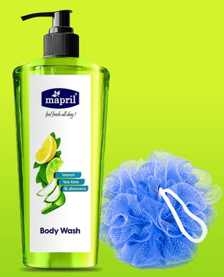 MAPRIL Body Wash (Shower Gel) with Tea tree/Lemon/Aloe vera for Clean Hygienic Skin(250 ml)