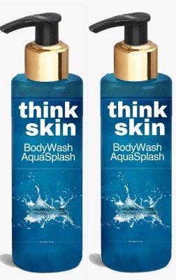 Think skin aq splash body wash pack of 02(2 x 200 ml)