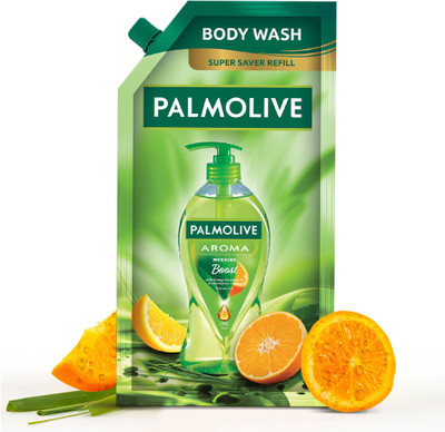 PALMOLIVE Orange Essential Oil & Lemongrass Aroma Morning Boost Body Wash Refill Pack (750 Ml) For Rs. 187 @ 63 %
