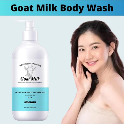 Sonavi Goat Milk Whitening Shower Gel Men & Women Milk Wash(200 ml)