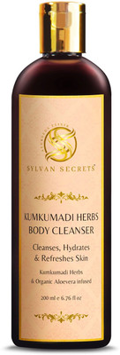 Sylvan Secrets Hydrating & Refreshing Kumkumadi Herbs Body Cleanser Cleanses Impurities(200 ml)