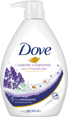 DOVE Lavender & Chamomile Go Fresh Body Wash With Relaxing Floral Scent  (1000 Ml) For Rs. 229 @ 73 %