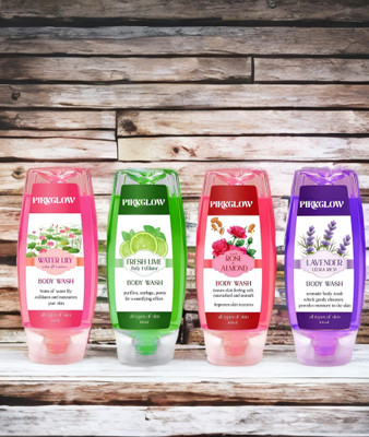 PIRKGLOW NatureMist smooth and moisturised Body wash(4 x 100 g)