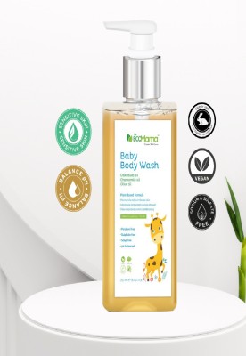 The Eco Mama Natural Baby Body Wash-Tear-free formula,Soothing&Moisturizing,Newborns&Toddlers(2 x 250 ml)