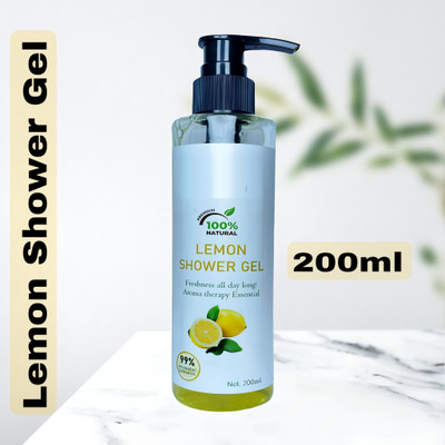 Glamezone Body Wash with Goodness of Lemon | Pure & Gentle Body Shower Gel(200 ml)