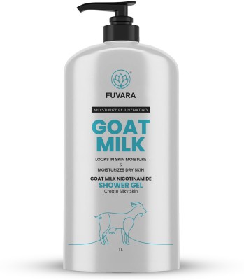 FUVARA GOAT MILK SKIN SOFTENING SHOWER GEL 1LI(1000 ml)