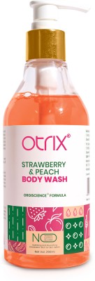 Otrix Strawberry and Peach Hydrating Body Wash - Luxurious Skin Nourishment(290 ml)