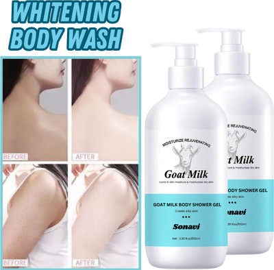Sonavi GOAT MILK SKIN SOFTENING SHOWER GEL  (2 X 200 Ml) For Rs. 115 @ 86 %