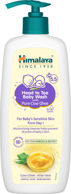 HIMALAYA Baby Wash with Pure Cow Ghee(400 ml)