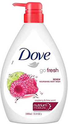 DOVE Go Fresh Renewing Nourishing Body Wash, Raspberry & Lime Scent, Nutrium Moisture(1000 ml)