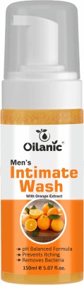 Oilanic Foaming Foam For Mens Intimate Wash ( With Orange Extract) Pack Of 1 (150ml)(150 ml)