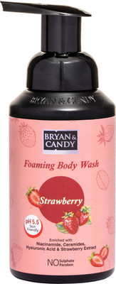 Bryan & Candy Strawberry Foaming Body, Skin Friendly pH 5.5, All Skin Types(250 ml)