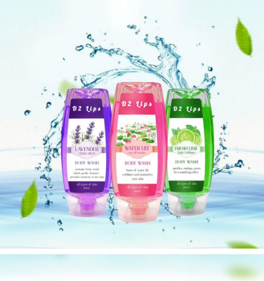 D2 LIPS Aroma Fusion Body Cleanse – Lavender, Lime & Lily(3 x 100 ml)