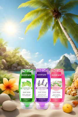BLOOM YOU FloraFresh Body Wash Set(4 x 75 ml)
