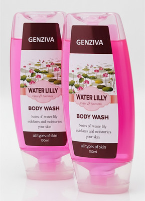 Genziva Body Wash - Water Lilly (Pack of 2)(2 x 100 ml)