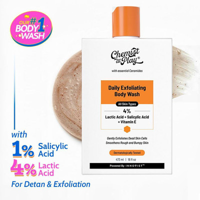 Chemist at Play Lactic & Salicylic Acid Exfoliate Body Wash(236 ml)