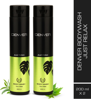 DENVER Just Relax Tea Tree Body Wash(2 x 200 ml)
