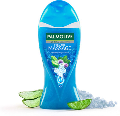 PALMOLIVE Aloevera and Thermal Mineral Feel The Massage Exfoliating Bodywash for Men&Women(250 ml)