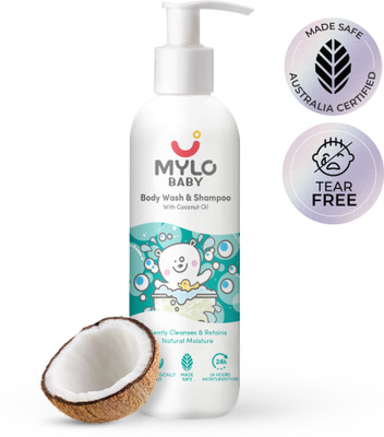 MYLO Baby Shampoo and Body Wash | Gentle Cleansing Head-to-Toe(200 ml)